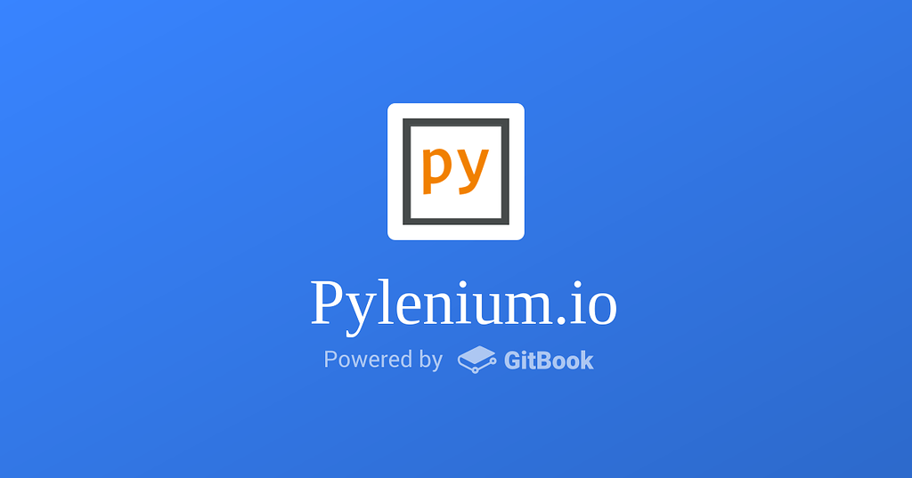Pyleniumio wrapper selenium pytest automated