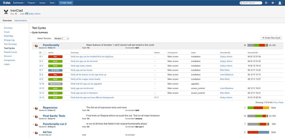 test case management tool + JIRA cloud + Jenkins - jenkins - automated